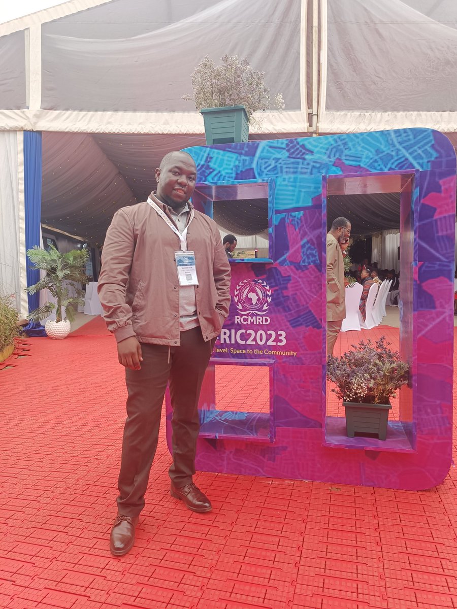 mantalyb's tweet photo. On location @RCMRD_ attending the RIC 2023 appreciating the theme "Next level: Space to Community" #RIC2023 https://t.co/X5J2cclXCt