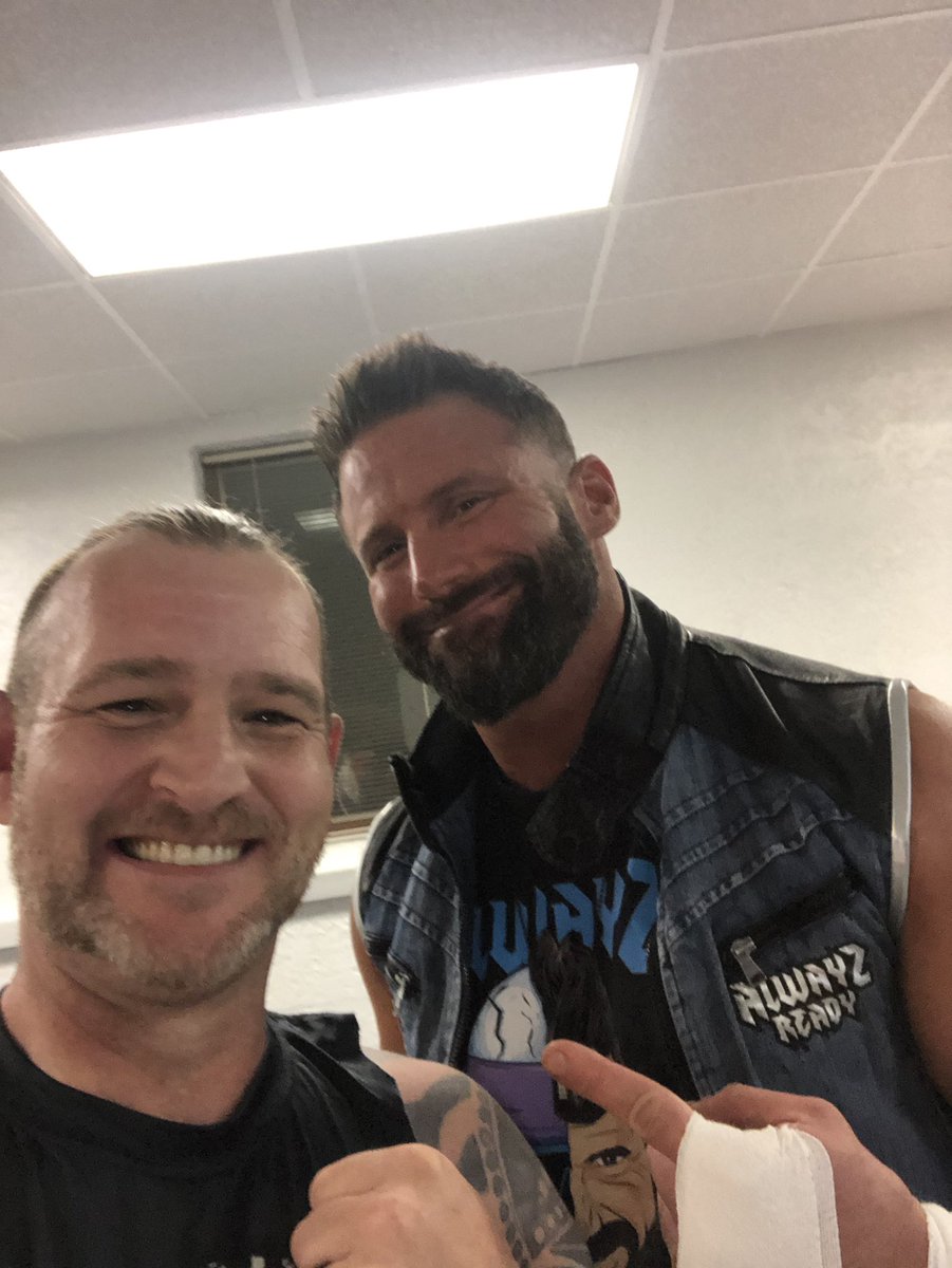 austinlane1's tweet photo. That time with @TheMattCardona hrs different now. #InternetChampion @Mem_Wrestling #BestOfTheBest https://t.co/Vyo8nrGxvU