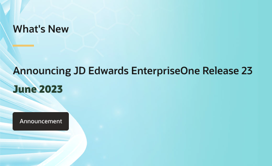 <a href="/OracleJDEdwards/">Oracle JD Edwards</a> launches around four tool releases per year, but are you keeping track of the new functionality? 🧐

Take a look at some of the new features on the latest update from #JDEdwards #Release23 👇🏽
docs.oracle.com/cd/E84502_01/l…