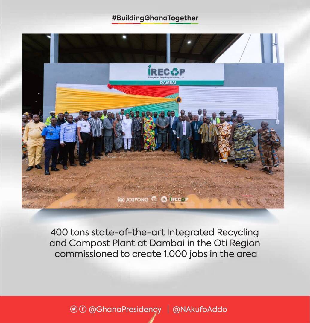 1000 jobs created from the project in Dambai.