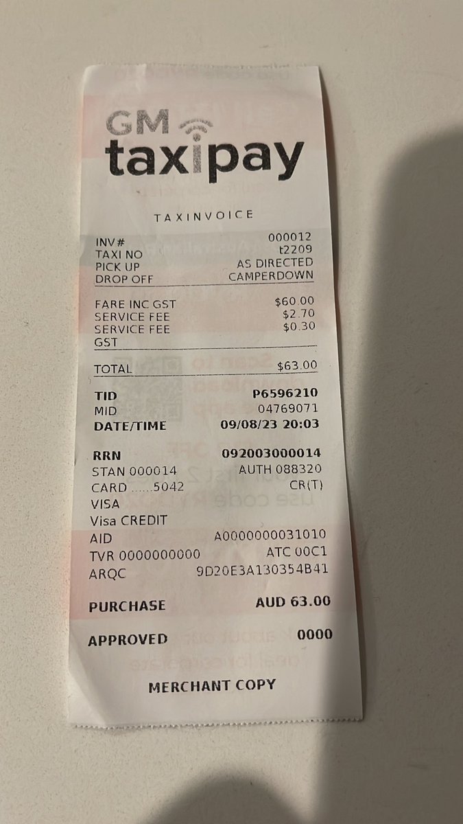 Can someone please explain why a taxi fare from Sydney’s Kingsford Smith can vary by over $20 for the same trip at the same time of day with next to no traffic 🤷‍♀️ the same trip cost $41.97 just seven days ago