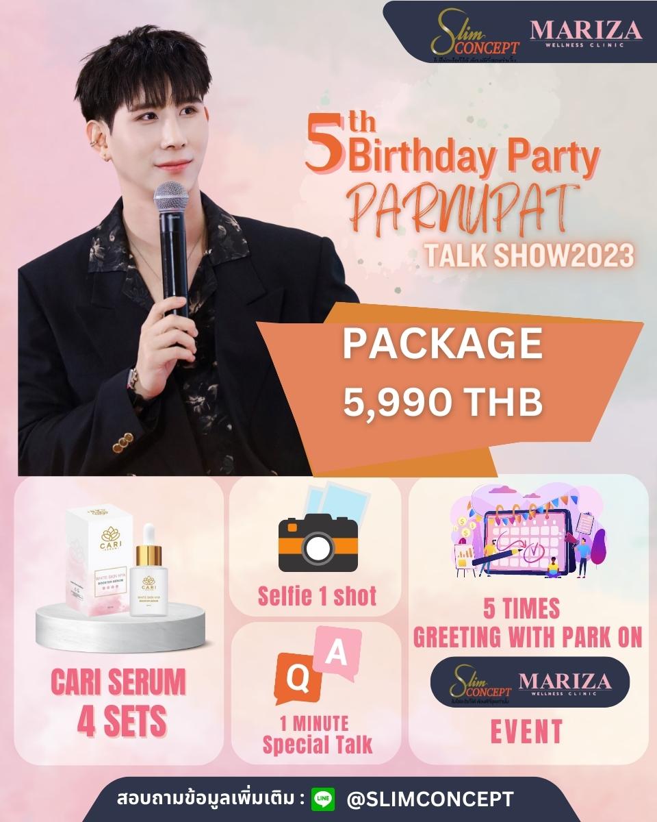 Slimconcept2022's tweet photo. 5th BD Party PARNUPAT TALK SHOW 2023 
ใครๆ ก็รอแต่ถ้าอยากเจอแบบSpecial   
SlimConcept จัดให้พิเศษกันสุดๆ และจำนวนจำกัด!
เพียง 5990 บาท คุ้มและประทับใจสุดๆ 
- Cari Serum 
- special seat 
- special talk  
- special Selfie
- special in event 
พรุ่งนี้เที่ยงทัก
 line id @Slimconcept https://t.co/SuBuTVCj9e