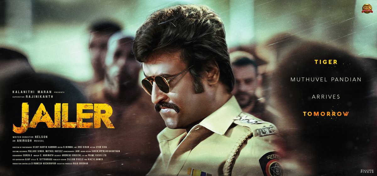 theeejay's tweet photo. Arthamainda Raja!

𝐖𝐢𝐭𝐧𝐞𝐬𝐬 𝐓𝐢𝐠𝐞𝐫 𝐌𝐮𝐭𝐡𝐮𝐯𝐞𝐥 𝐏𝐚𝐧𝐝𝐢𝐚𝐧'𝐬 𝐩𝐚𝐬𝐭 𝐟𝐫𝐨𝐦 𝐭𝐨𝐦𝐦𝐨𝐫𝐫𝐨𝐰!🔥🤘

Design: @ZillionPixels 

#JailerFromTomorrow #Jailer @rajinikanth https://t.co/cOhY4eJica