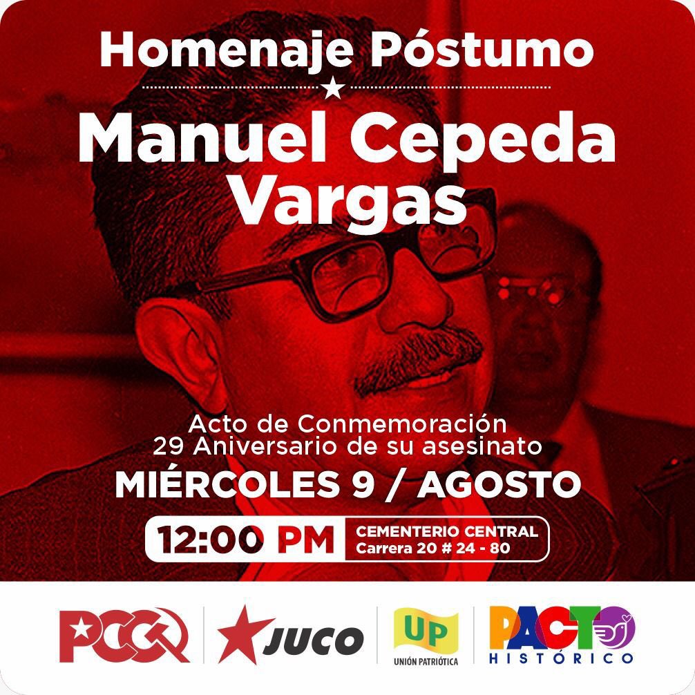 Hoy se cumplen 29 años del día en que fue asesinado mi padre,  el senador de la República Manuel Cepeda Vargas, como parte del genocidio contra la <a href="/UP_Colombia/">Unión Patriótica</a>. En casi tres décadas, ni la Fiscalía ni la justicia han determinado aún los autores intelectuales de este homicidio.