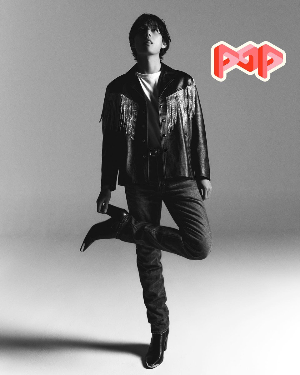 xthvvv's tweet photo. ——
Twitter/X is ablaze. The sexiest K-POP STAR covers POP 💥 

Whether “Layover will be the Asian Thriller!” is an enthralling story that will play out across September 

For now, Kim Taehyung rules in Hedi Slimane’s new leather MOMENT at Celine 🔥 

V for Verve… https://t.co/VBK5LXsavX
