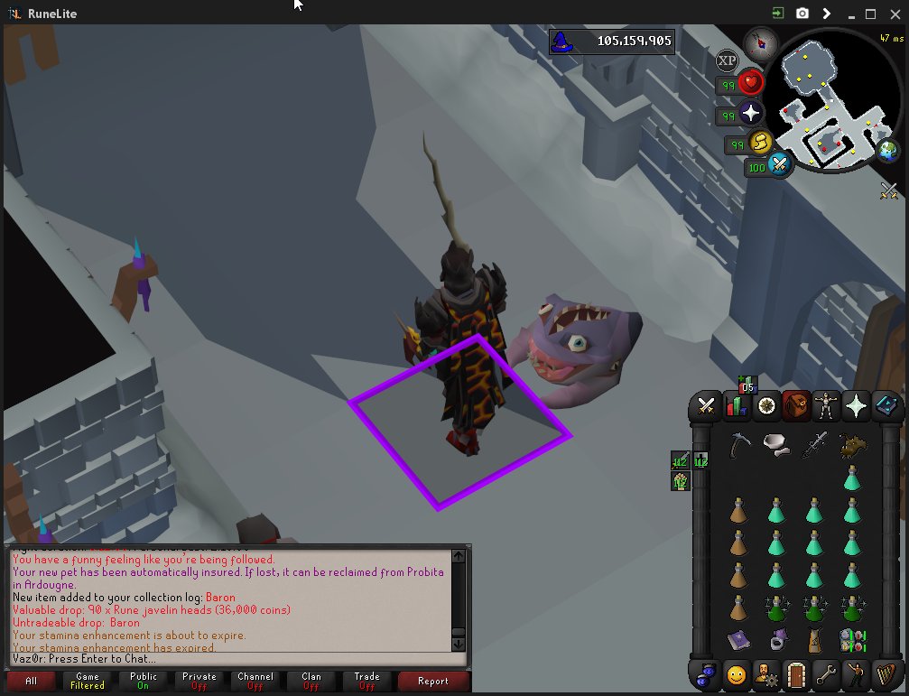 234kc Baron! Silliest looking pet obtained. #34