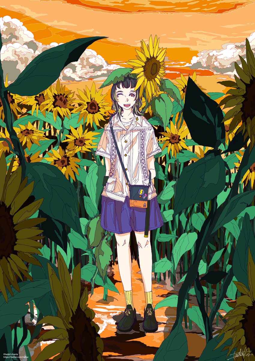 「あっという間だね。」|ただちしゅんたのイラスト