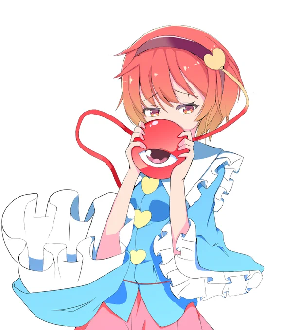ハイライト用  #イラスト #illustration #古明地さとり 