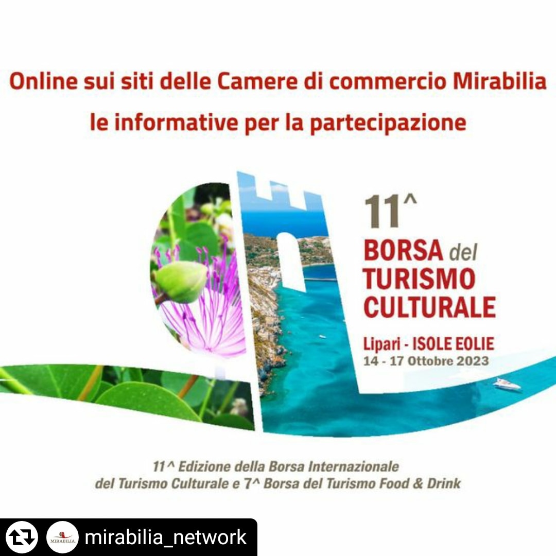 CCIAARIVLIG's tweet photo. Torna la XI Borsa del turismo culturale e la VII Borsa Food&Drink a Lipari il 16 e 17 ottobre di #MirabiliaNetwork
Per le aziende TURISMO adesioni entro il 14 settembre.
Per le aziende FOOD&DRINK adesioni entro il 7 settembre.
Info #cciaarivlig
:
https://t.co/9YmJ67e3oK https://t.co/y2QthybUXN