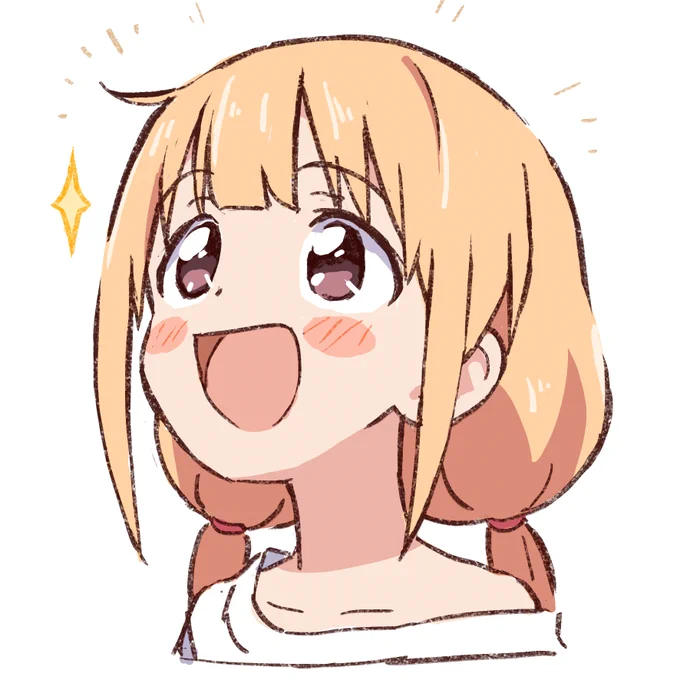 過去絵で杏アイコン作った。 