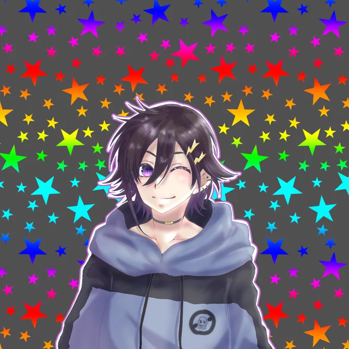 久しぶりにイヅルくんのお絵描き。 次はホストのホロスタメンバーも描きたいなぁ。 #イヅル描いたぞ #奏手イヅル