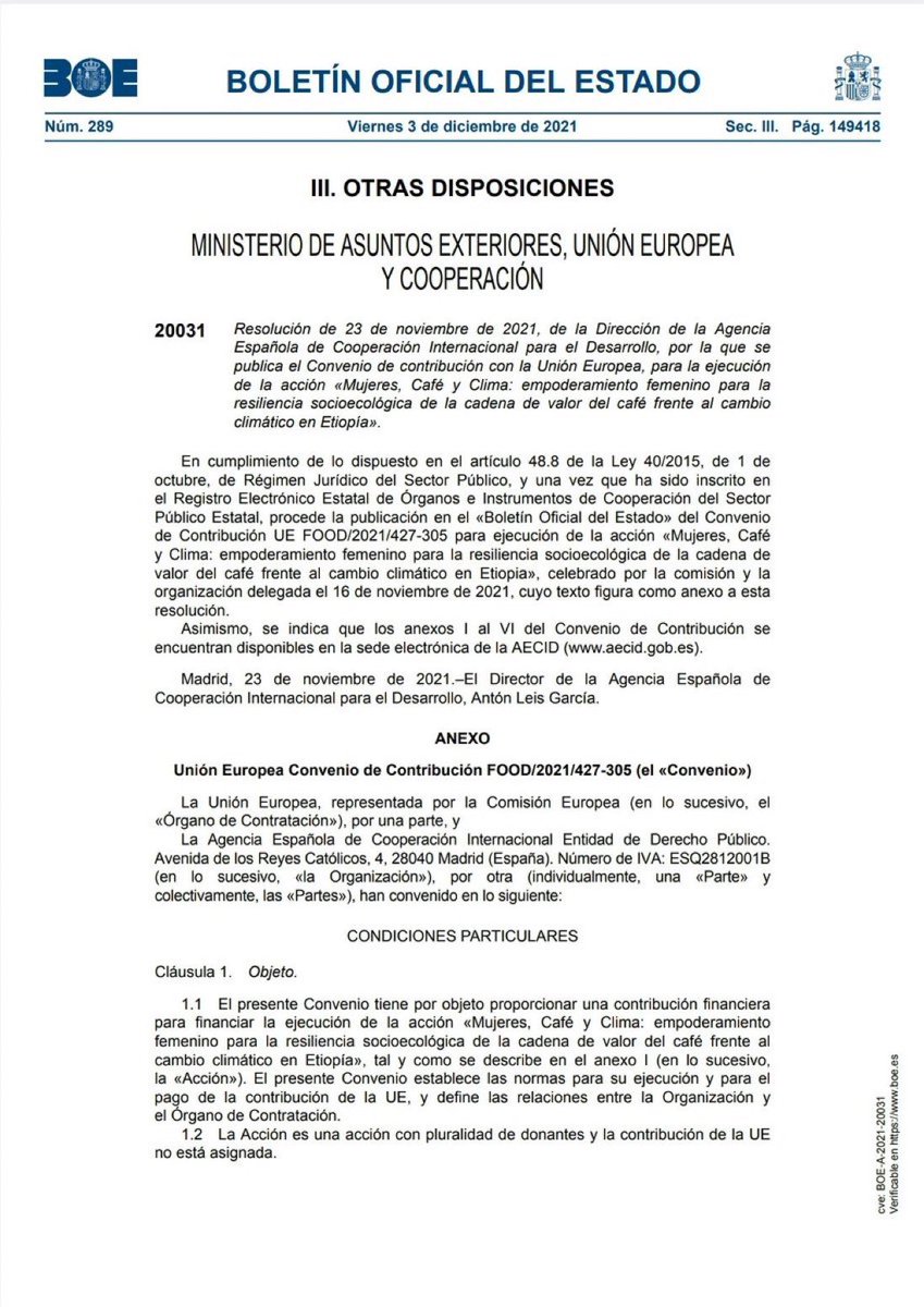Lukaassss7's tweet photo. @EReccio @AlexLoren19 @Oniru1981 @karelcio @PodemosAlmeria @PodemosProvALM @Podemos_AND @PODEMOS @MartinaVelardeG @manuvarsss Cuando os digan que los impuestos son para sanidad y Educación, le enseñais que se han gastado 1.118.000 euros en la acción «Mujeres, Café y Clima: empoderamiento femenino para la  resiliencia socioecológica de la cadena de valor del café frente al cambio climático en Etiopía». https://t.co/9csbaOsJTu
