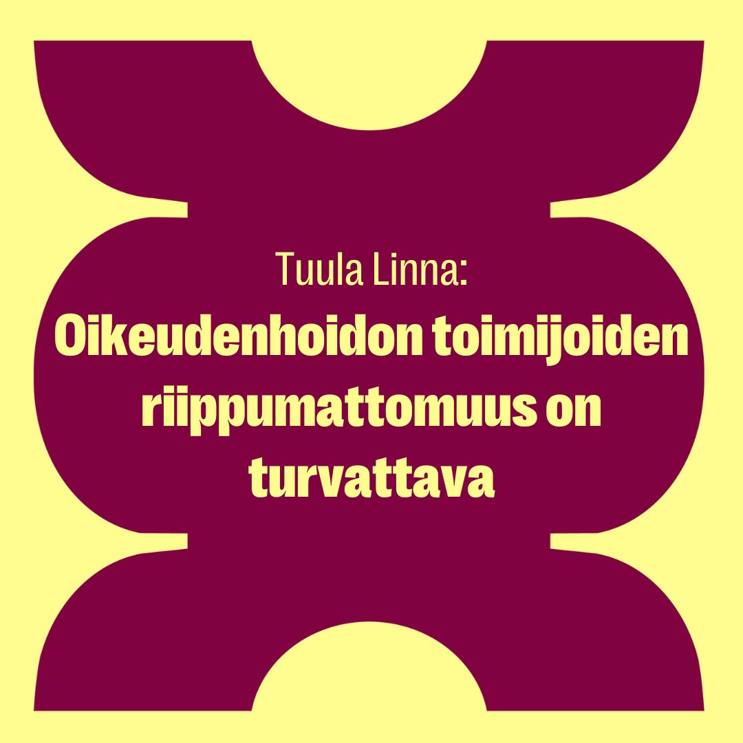 Hallitus ei aio esittää maalittamista kriminalisoitavaksi. Juristiliitto on sitkeästi vaatinut maalittamisen erilliskriminalisointia. Tarve sille on ehdottomasti olemassa. Lue lisää Tuula Linnan blogista: juristiliitto.fi/blogit/oikeude…
#maalittaminen #maalitus