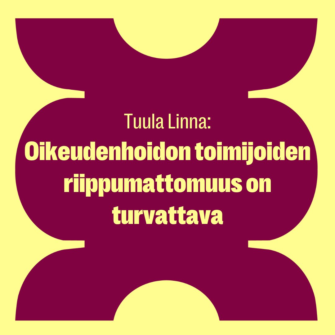 Hallitus ei aio esittää maalittamista kriminalisoitavaksi. Juristiliitto on sitkeästi vaatinut maalittamisen erilliskriminalisointia. Tarve sille on ehdottomasti olemassa. Lue lisää Tuula Linnan blogista: juristiliitto.fi/blogit/oikeude… #maalittaminen #maalitus