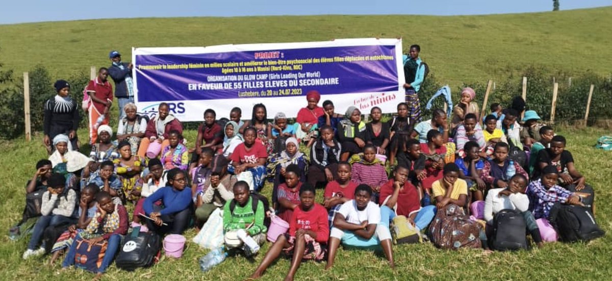 jrsWaf's tweet photo. #RDCongo | 💫Dans le cadre de la campagne #LaLuzDelasNIÑAS - @Entreculturas, nous avons organisé le #GLOWCamp avec la participation de 55 filles dans le but de dévèlopper au maximum leur potentiel et promouvoir le leadership féminin. https://t.co/qpalDiu46R