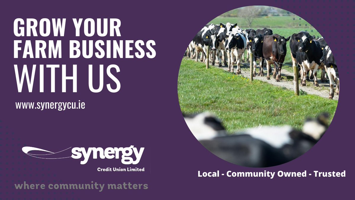 Discover the power of choice with Cultivate Farm Loans at Synergy Credit Union! 

📝 Easy app, ⏱️ quick decisions.

Your farm's future, your call.

Visit synergycu.ie or Freephone 1800 272927 to get started. 📞

#Fermoy, #Cork, #Watergrasshill,  #AgricultureLoans #farm