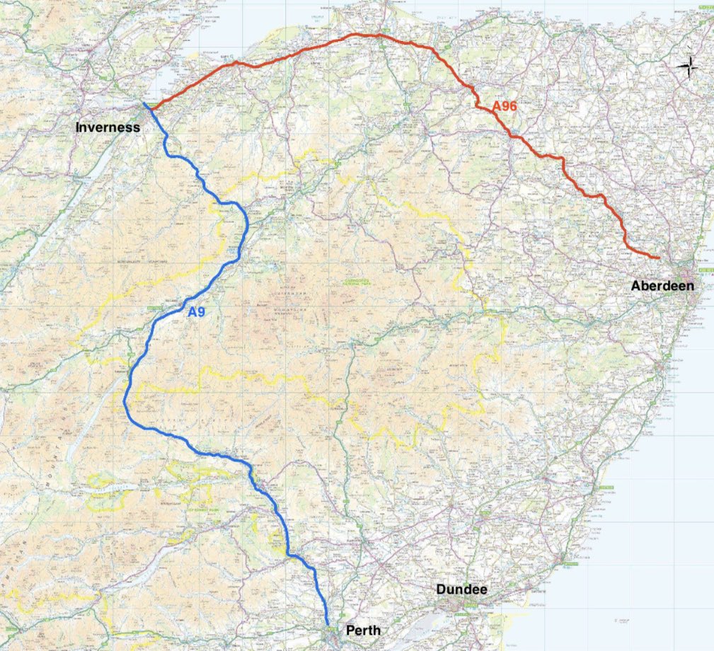 1. The A9 AND A96 must be dualled with urgency. Just in the week I was in the North East there were multiple accidents along the A9, an arterial road that quite literally is the only road. Dualling would also mean more economic development & benefits in the North East. #DualTheA9