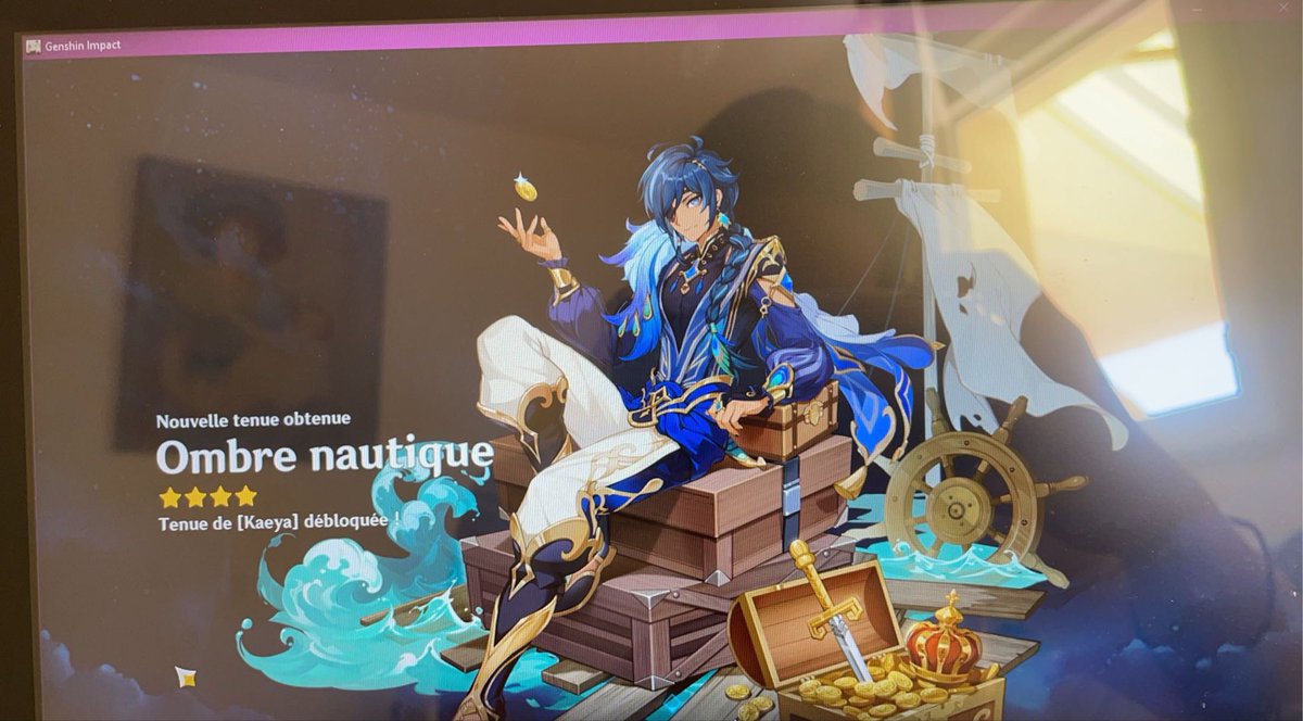 chyyapo's tweet photo. sinon j’ai réussi à avoir la skin de kaeya ⁉️⁉️⁉️⁉️ https://t.co/VZUTlEOT8h
