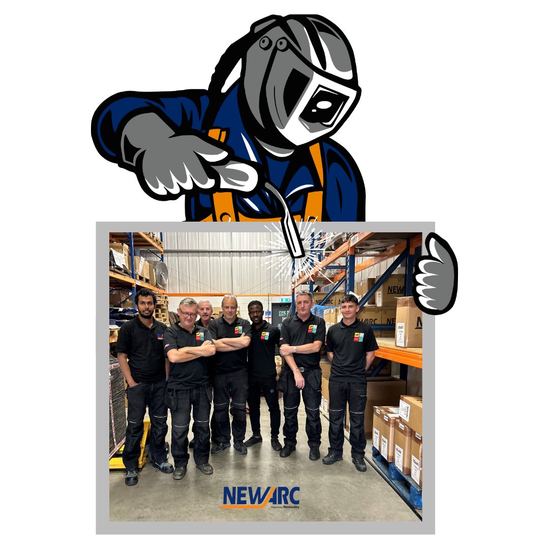 NewarcLtd's tweet photo. Our hard-working team is busier than ever, making magic happen on the assembly lines here at Newarc. The team feel a strong sense of pride as they wear their branded workwear.

#Weldability #Newarc #100%club #NewUniforms #Welding #AceAdvice https://t.co/zDpZ1SJJ8C