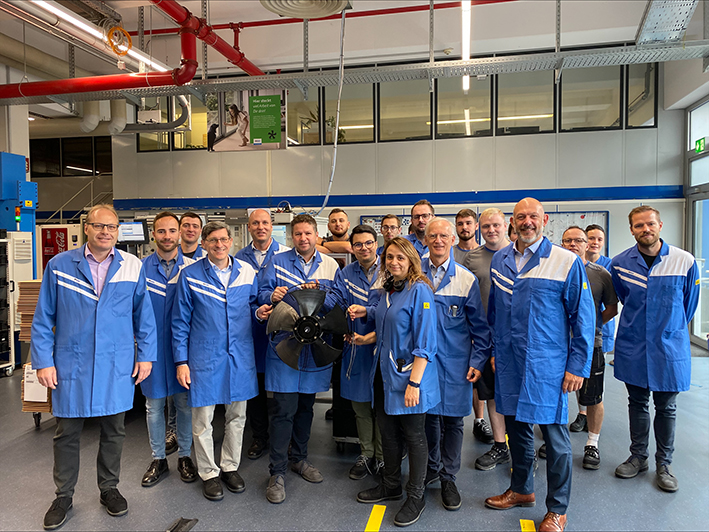 ebmpapst_News's tweet photo. The first BG90 motor recently came off the line in Mulfingen and from now on it will go into series production. The new 90 series will help to better serve all our valued heat pump customers.

#ebmpapst #MakingtheFutureTogether https://t.co/VdYGgKpo7c