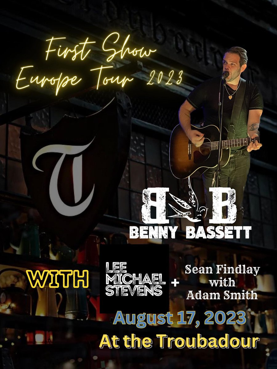 Right all you Londoners out there, really need your support here and to attend my next London show next Thursday 17th August at the famous <a href="/TroubadourLDN/">Troubadour</a> with <a href="/benny_bassett/">Benny Bassett</a> as your support is much appreciated? 

BUY TICKETS HERE &amp; DONT MISS OUT 👇
ticketweb.uk/event/troubado…