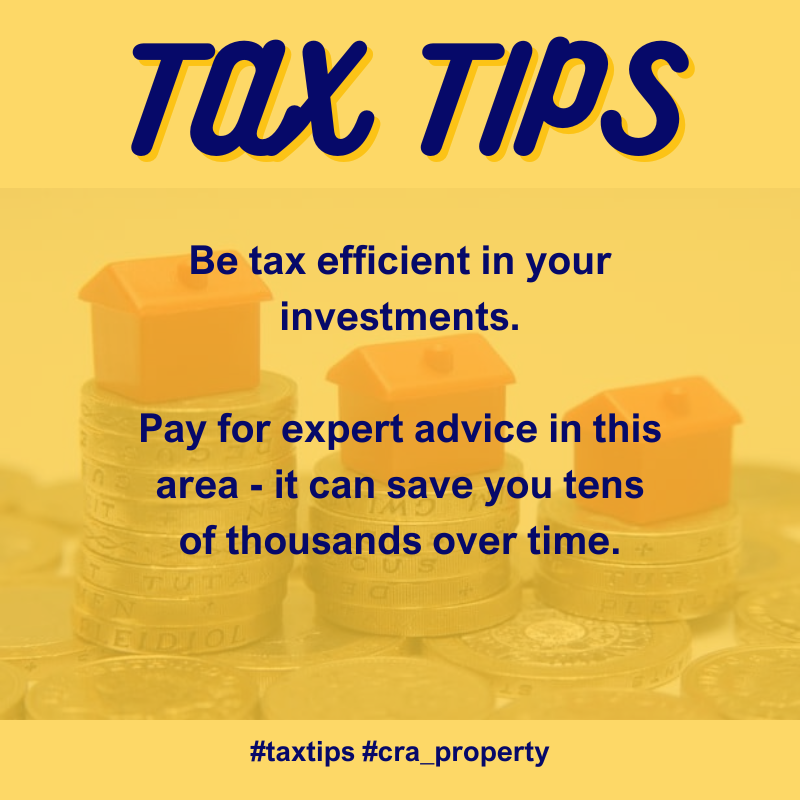 Be tax efficient in your investments. Pay for expert advice in this area - it can save you tens of thousands over time.

#taxtips #propertyinvestor #expertteam #accountant #taxefficiency #cra_property