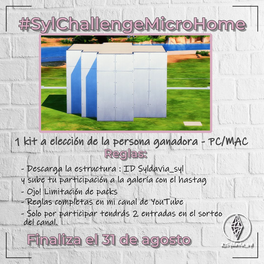 Syldavia_syl's tweet image. Holaaaaaa! Ha quedado un día estupendo para participar en el sorteo y/o en el reto que tengo en el canal de YouTube, aún hay tiempo hasta el 31 de agosto!