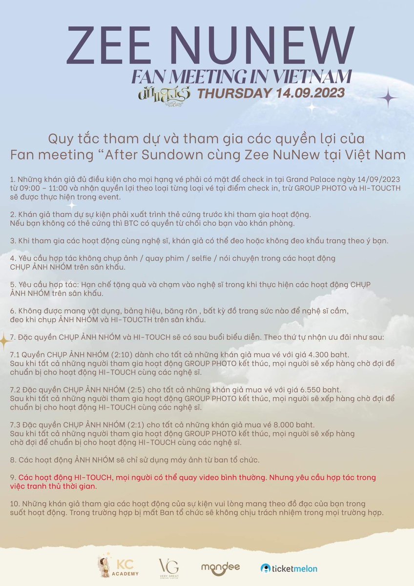 Koolcheng's tweet photo. Special Benefit for Fan clubs!
Because we want everyone come to cheer up to Zee Nunew with the event “After Sundown Fan Meeting in Vietnam”!!
Come and join the activities before watch movie acting of  Zee &amp; Nunew in “After Sundown” that will showing in Vietnam cinema! See you!! https://t.co/DjWij3gpmd