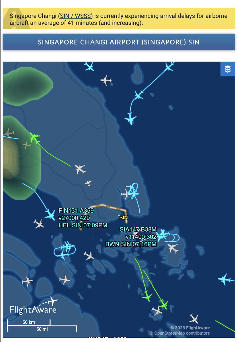 alvinpwm's tweet photo. aug 9 is clearly the worst day to fly to SG

arrivals n departures are delayed likely due to airspace restrictions coz of NDP

look at the amt of flights circling near SG https://t.co/1sGdrcqC9q