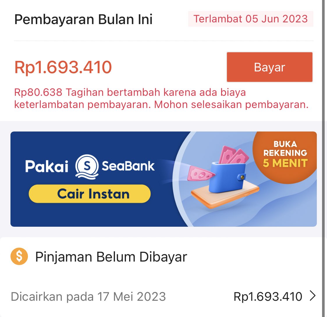 yunitripb's tweet photo. Saran dong guys mending bayar Spl dulu atau Spj ?
Ini 22nya total sampe lunas.
Tapi kalo spj juga paling nyicil dulu gak cukup bayar semua.
#pinzol #telbay #pinjamanonline #galbay #pinjol https://t.co/KPiOOTyWPB