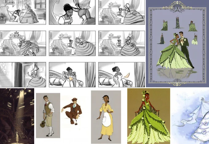 Classic - The Princess and the Frog: 70 Original Concept Art Collection Gallery and Details : 