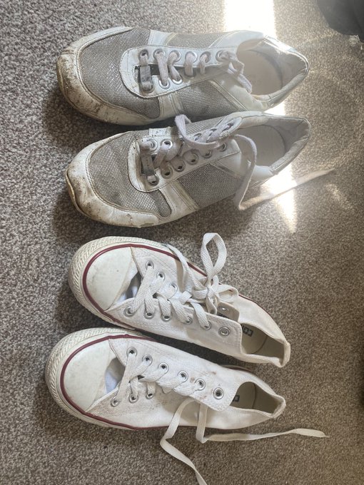 Well worn #trainers for sale, nice and sweaty!  carvela and vans take your pic! https://t.co/2L3iR3v<a href="/tag/trainers"class="tags">#trainers</a>