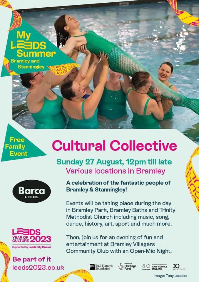 deanjpatrick's tweet photo. Lots of great cultural events happening collectively in Bramley on Aug 27 - take a look 👇more information to follow! https://t.co/tqiYMzrUPu