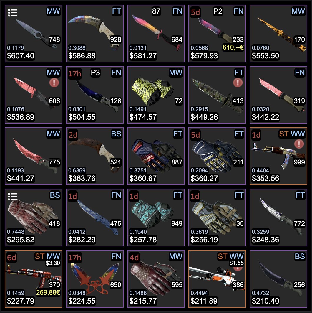 prime_skins's tweet photo. CS:GO Skins for Trade - Inventory Update 9 Aug
Send your offers: https://t.co/8EKDxdLjB4
#csgo #counterstrike #csgoskin #csgoskins #csgocases #csgotrading #talonknife #caseopening #factorynew #csgoknife #csgogloves #CS2 #csmoney #csgofloat #buffmarket #buff #prime_skins https://t.co/yf3HCBaTcq