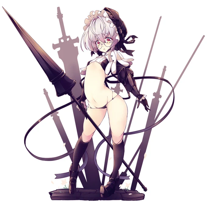 メガネ娘騎士メイドちゃん