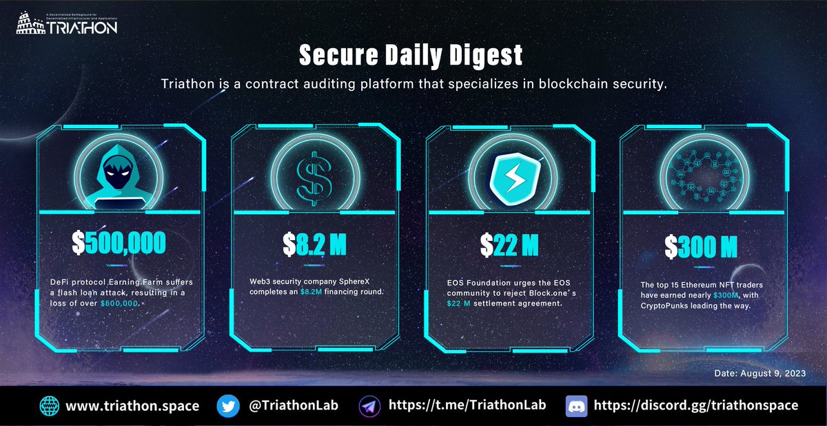 TriathonLab's tweet photo. 📢 #Triathon Secure Daily Digest

Be vigilant against phishing attempts, where attackers try to deceive you into revealing your sensitive information.  

🛡️Always double-check URLs, email senders, and messages before providing any personal or financial details.

#web3safe