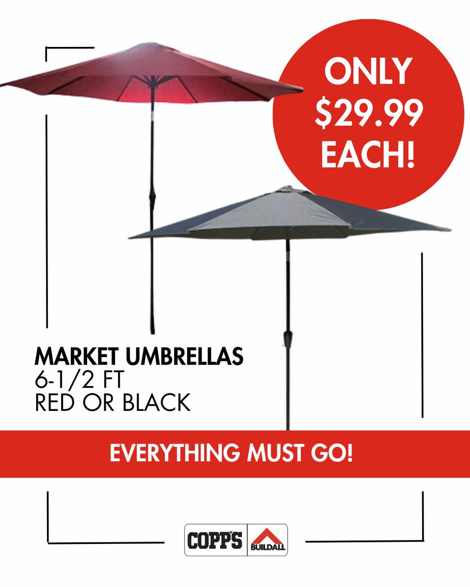 CoppsBuildall's tweet photo. Our annual Civic Yard Sale may have come and gone, but the deals aren't done yet! 👏

Visit any of our four Copp's locations for our after-sale deals; everything marked down must go! 🤩

#diy #deck #workshop #londonontario #ldnontario #ldnont https://t.co/CA3RyRFXRS