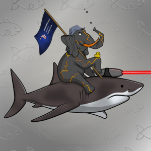oceanracinggame's tweet photo. ✨ TOTD (Trait of the Day)

🦈 Creature: Laser Shark

 Dr Evil's invention, Ocean Racing League's gain! 

The laser shark is fiercely competitive and make it very difficult for opponents to get in front of them. 

😏 You'll want a stack of these for Shark Week!

#PredatorNation https://t.co/i3DcgNxof2