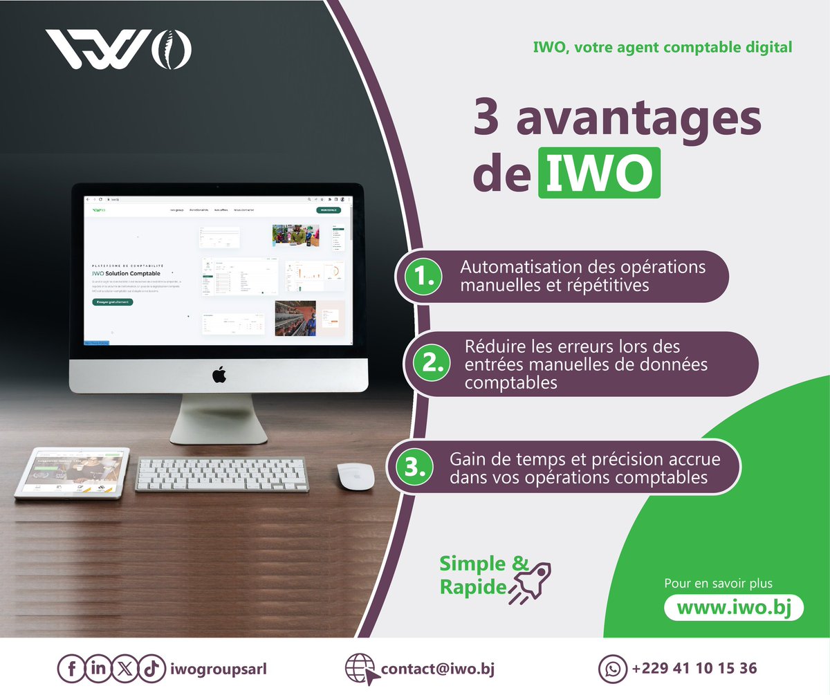 iwogroupsarl's tweet photo. Si vous avez déjà commencé à explorer le logiciel comptable IWO, c'est génial ! Et si vous n'êtes pas encore plongé dans l'univers IWO, nous vous encourageons vivement à le faire gratuitement maintenant : https://t.co/4pgTFz5SSo
#iwogroupsarl #testgratuit #comptabilitédigitale https://t.co/cyjavhx49T