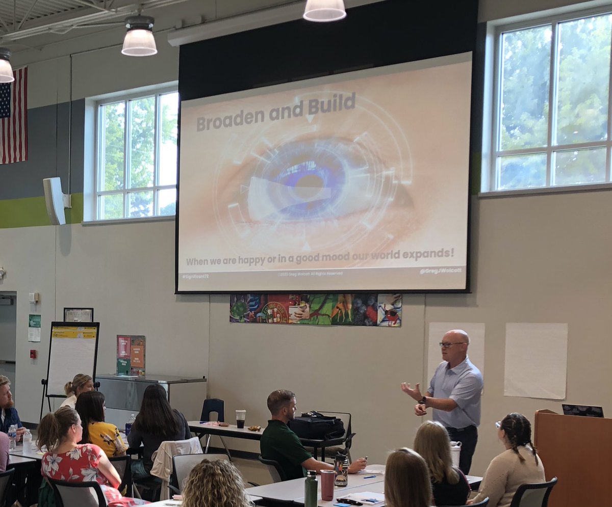 RobMeyerIII's tweet photo. Thanks to @GregJWolcott for working with @beaverdamusd new educators to have a plan for building and maintaining relationships with students. #significant72 https://t.co/X2GAiEgDka