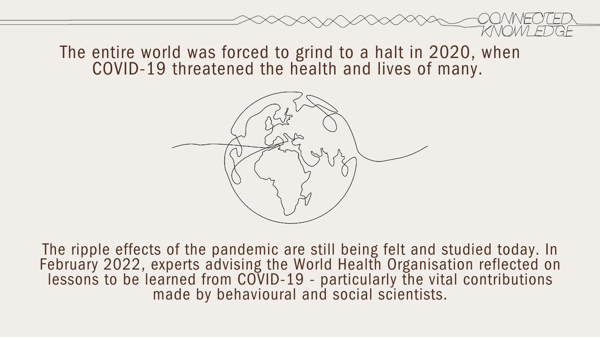 BritishAcademy_'s tweet photo. The world ground to a halt when COVID-19 threatened the health and lives of many. But the impacts of the vaccine wouldn't have been possible without the #ConnectedKnowledge of social scientists and immunologists. https://t.co/mtPJx5RR4h