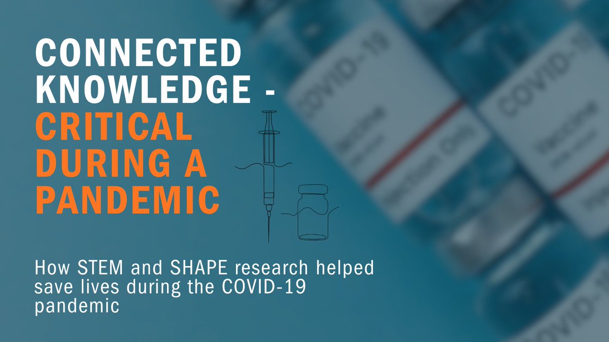 BritishAcademy_'s tweet photo. The world ground to a halt when COVID-19 threatened the health and lives of many. But the impacts of the vaccine wouldn't have been possible without the #ConnectedKnowledge of social scientists and immunologists. https://t.co/mtPJx5RR4h