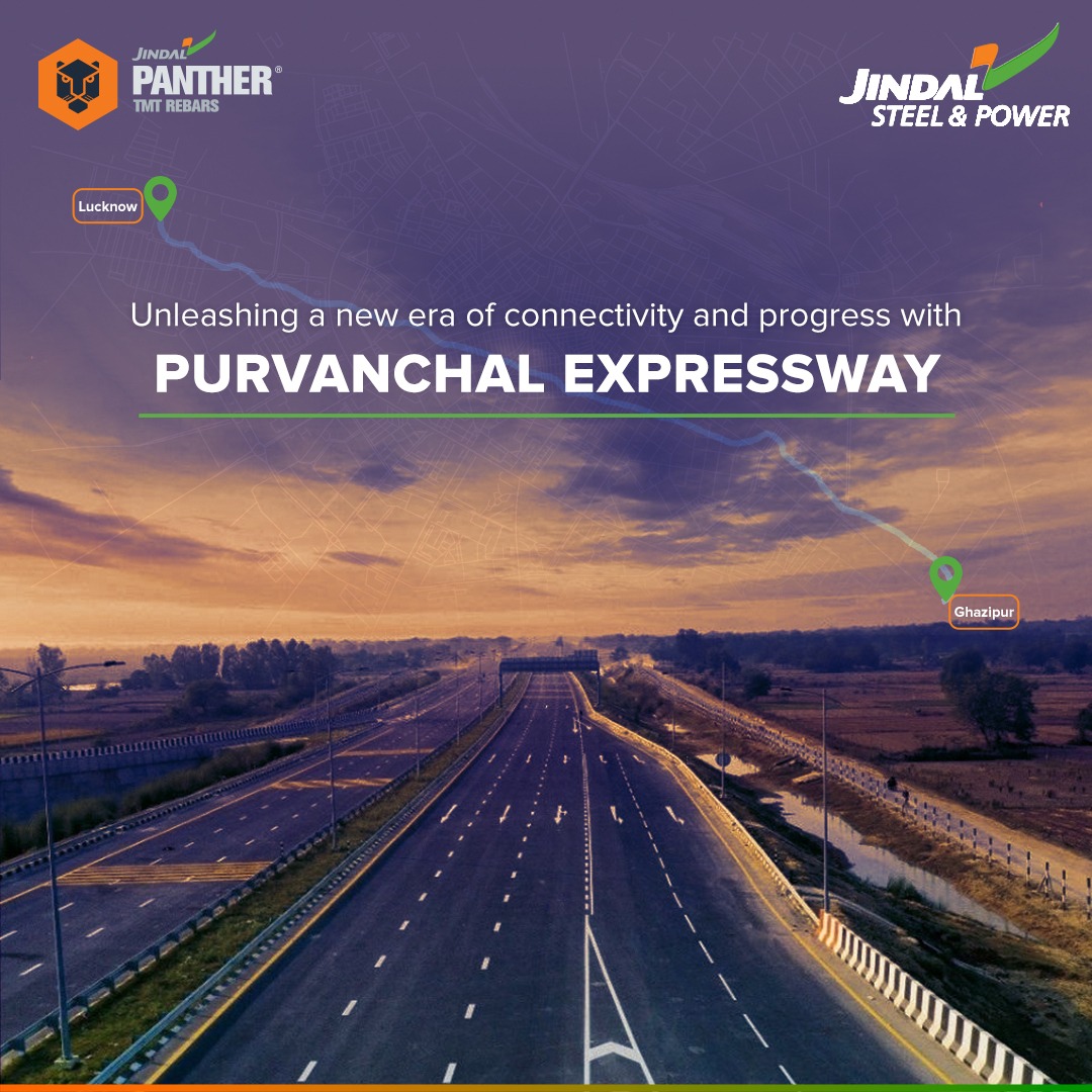 Connecting cities and boosting development with Purvanchal Expressway. JSP is humbled to be a part of this project by providing TMT rebars.

#JindalSteel #DeshKeLiye #TMTrebars
#PurvanchalExpressway