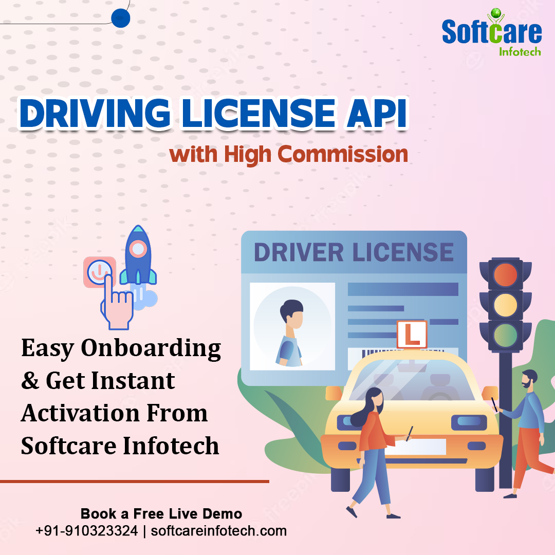 softcareinfotec's tweet image. Integrate safe, fast &amp;amp; profitable Driving License API and Earn Highest Commission From Softcare Infotech
For Free Demo Call -+91-9910323324
Book API here- buff.ly/3i0LXMC
#verificationapi #drivinglicense #DrivingLicenseVerification #drivinglicenseapi #business