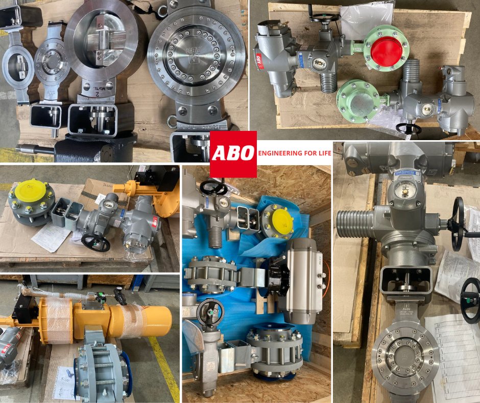 AboValve's tweet photo. Another project completed. Triple offset butterfly valves Series 3E. DN125, DN150, DN250 and DN700 with electric actuators Auma and pneumatic actuators Quifer, Airtorque. We are proud especially for DN150-DN250, PN63 closing in 1 sec. #ABO #valves #butterflyvalves #tripleoffset https://t.co/mhv7jchLAA
