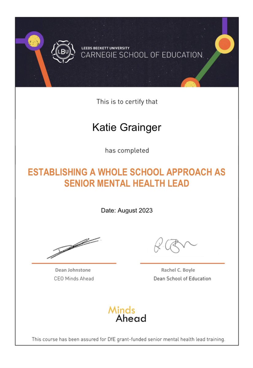 Feeling very proud of myself. I’ve come a long way this year and have so many thoughts around my SMHL role. #wemakeadifference