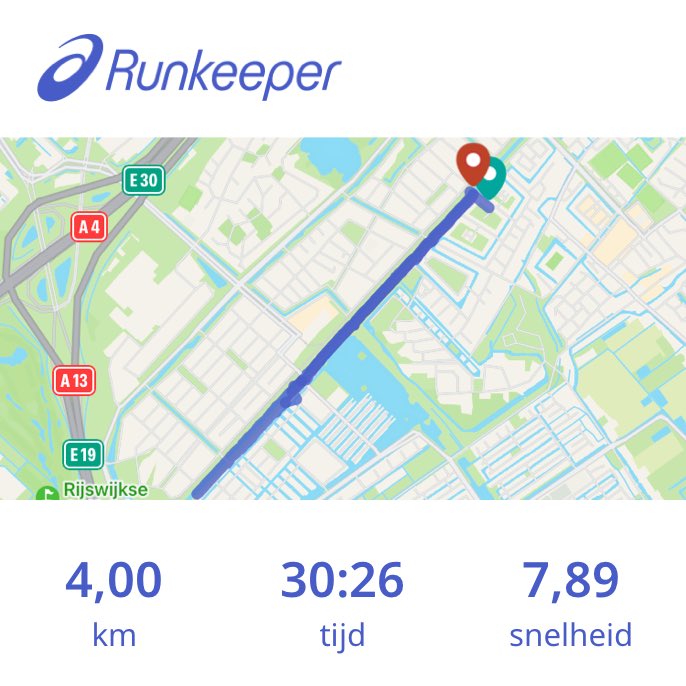 Na bijna 3 maanden niet te hebben hardgelopen door medische issues vandaag weer een start gemaakt! 💪💪 #running #voeltgoed #opbouwen
