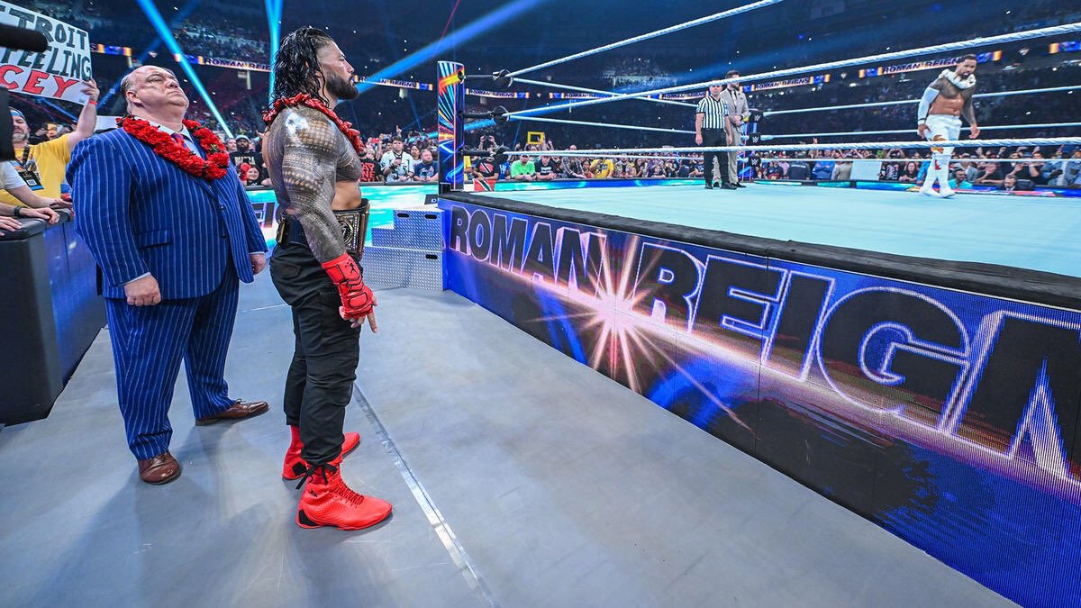 RomanBestPhoto2's tweet photo. WWE #SummerSlam photos via https://t.co/p30W255IT2
#RomanReigns #PaulHeyman #JeyUso #JimmyUso #SoloSikoa #TheBloodline #WWE #WWESummerSlam #TribalCombat #TribalChief #RomanvsJey https://t.co/cPTujmUqN0