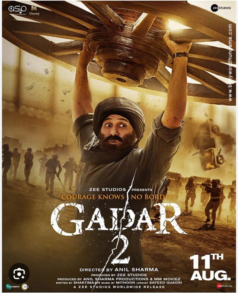 OMG 2 जैसी पश्चिमी संस्कृति मानसिकता से उत्पन्न फिल्म हमे नहीं देखना है। हमें गदर 2 फिल्म  देखना है। जिसमे भारतवर्ष की मिट्टी की खुशबू है।

गदर 2  ११ अगस्त को हमारे नजदीकी सिनेमाघरों में।