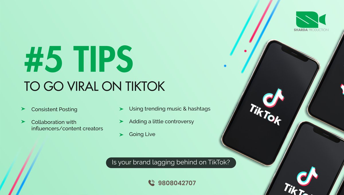 shardaprod's tweet image. Hop on to TikTok trends and go viral. Take your content to the FYP with these tips.

#shardaproduction #goviral #tiktokcontent #tiktokmarketing #socialmediamarketing #socialmedia #digitalmarketing #digitalmarketingagency #agencyinnepal #websitedevelopment #animationvideo